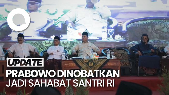 Dinobatkan Jadi Sahabat Santri, Prabowo: Saya dari Dulu Dekat dengan Kyai