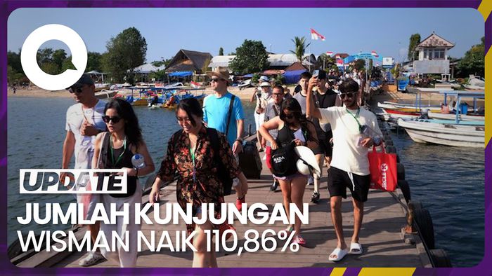 Jumlah Kunjungan Wisman Naik 110,86% Dibanding Tahun Lalu