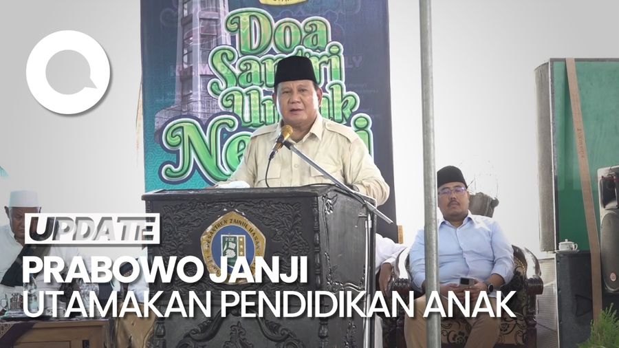 Prabowo: Manakala Jokowi Teruskan Estafet ke Saya, Kami Utamakan Pendidikan
