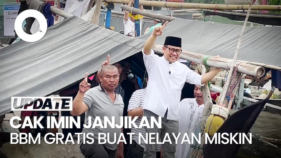 Blusukan ke Kampung Nelayan Kali Adem, Cak Imin Janjikan BBM Gratis