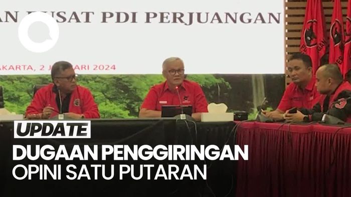 PDIP Curiga Ada Pihak yang Giring Opini Pilpres Satu Putaran