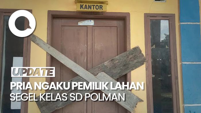 Siswa SD di Polman Belajar di Luar Gegara Kelas Disegel Pemilik Lahan