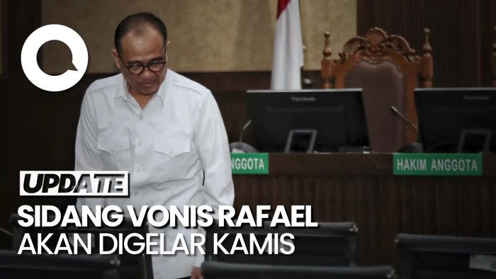 Sidang Vonis Rafael Alun Akan Digelar Kamis 4 Januari