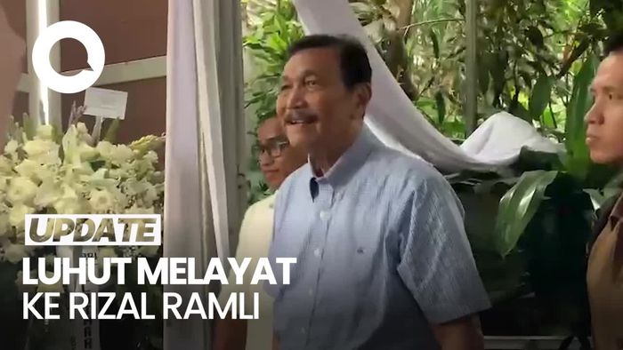 Luhut Melayat ke Rumah Duka Rizal: Terlalu Banyak Kenangan Sebagai Teman