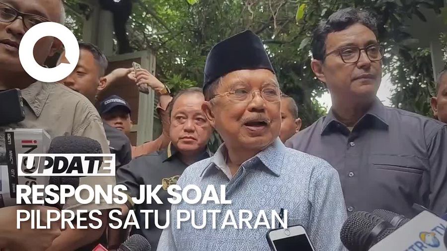 JK soal Pilpres Satu Putaran: Saya Kira Tak Mudah