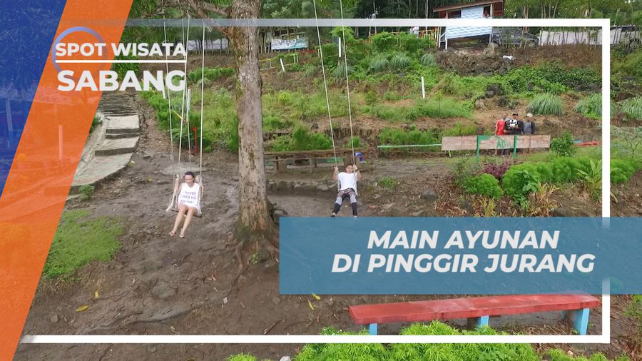 Sensasi Bermain Ayunan di Tepi Jurang yang Mempa Adrenalin, Sabang