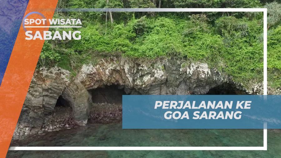 Melewati Jalan Terjal Berbatu Menuju Lokasi Tersembunyi Goa Sarang, Sabang