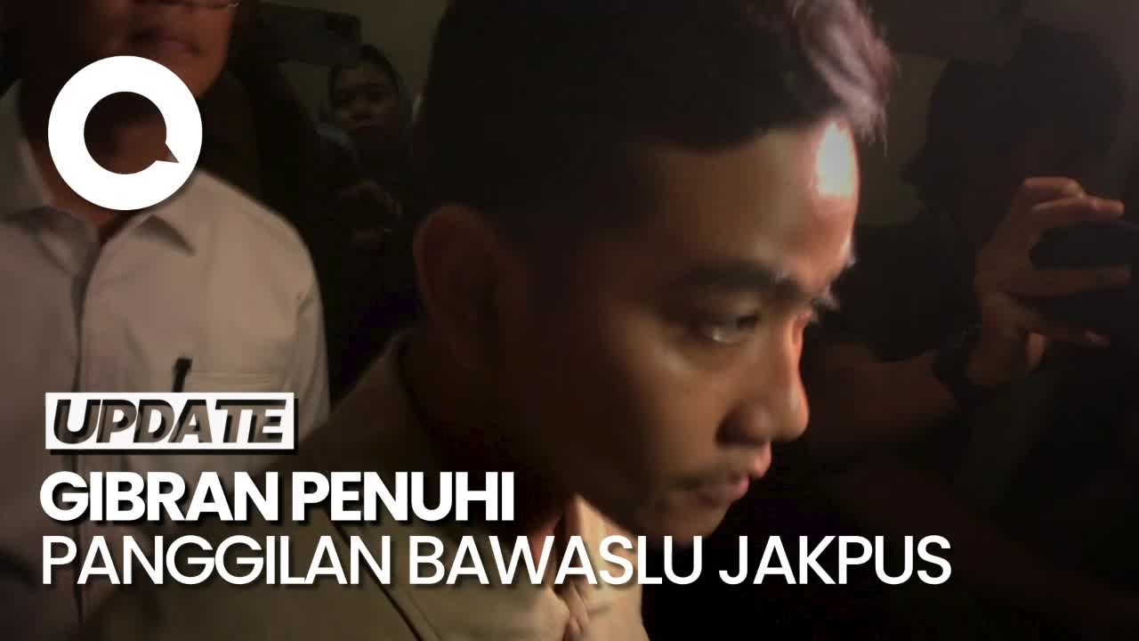 Gibran Tiba Di Bawaslu Jakpus, Bakal Klarifikasi Pembagian Susu Di CFD