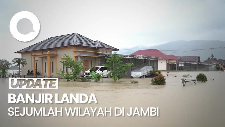Banjir Landa 13 Kecamatan di Jambi, 27 Ribu Jiwa Terdampak