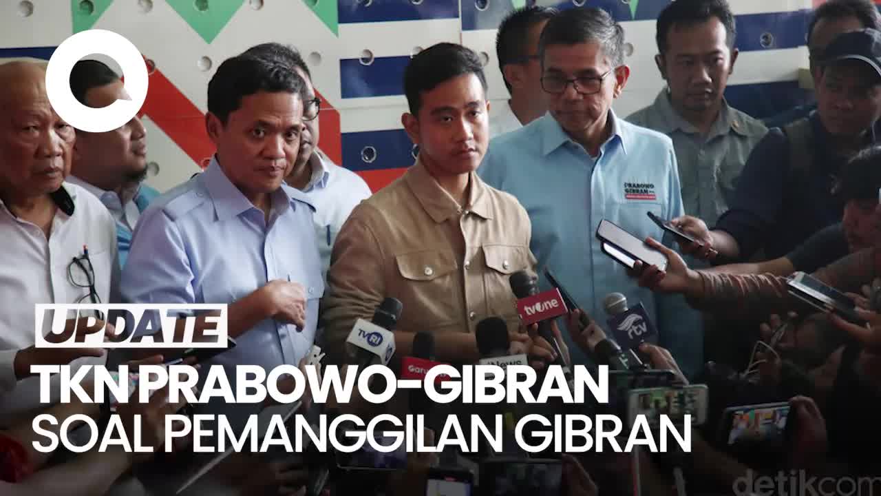 TKN Prabowo-Gibran Soal Pemanggilan Gibran: Sudah Clear, Kasus Ditutup