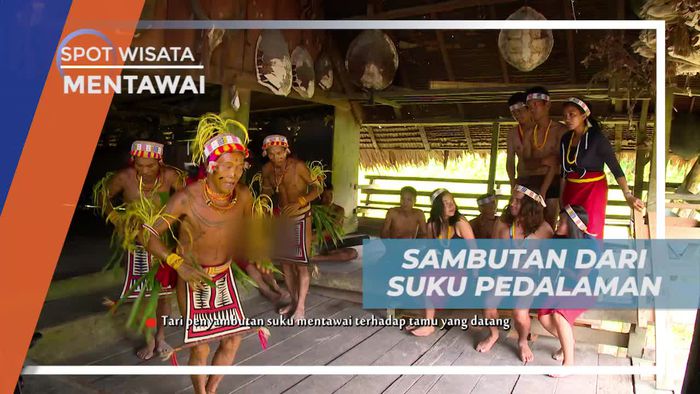 Sambutan Ramah Suku Pedalaman Dengan Tarian Tradisional, Mentawai
