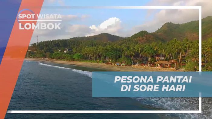 Menikmati Suasana Senja di Pantai Lombok