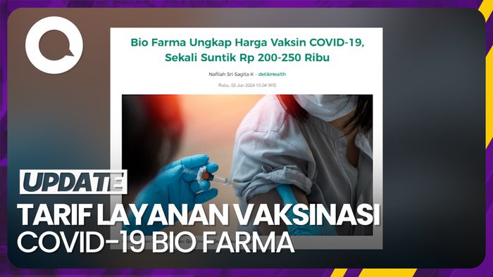 Bio Farma Ungkap Tarif Vaksinasi Covid-19 Sekali Suntik