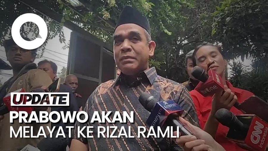 Muzani Sebut Prabowo-Gibran Akan Melayat ke Rumah Duka Rizal Ramli