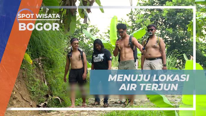 Berjalan Kaki Menuju Air Terjun Leuwi Hejo Bogor