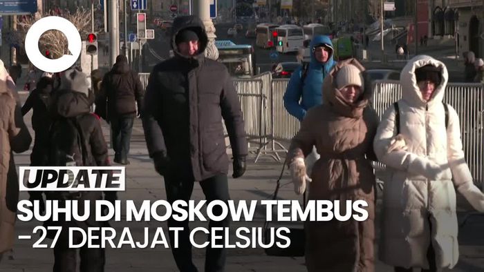 Suhu di Moskow Tembus -27 Derajat Celsius, Terendah Selama 74 Tahun