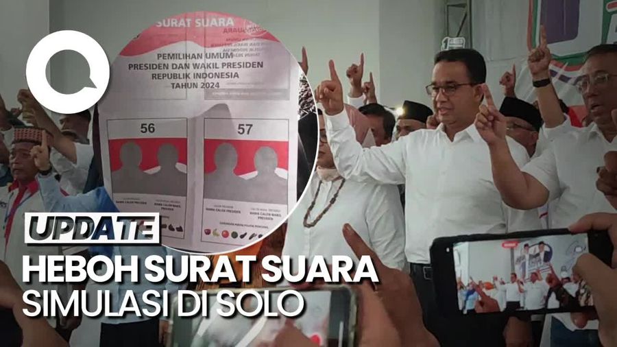 Anies soal Surat Suara Simulasi Pilpres Cuma 2 Paslon: Tak Hormati Rakyat