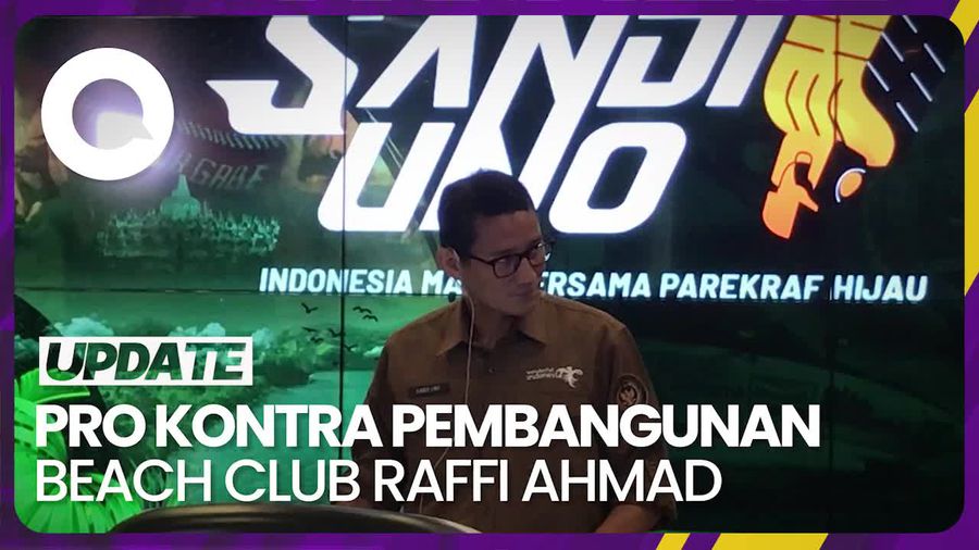 Menparekraf Tanggapi Pro Kontra Pembangunan Beach Club Raffi Ahmad