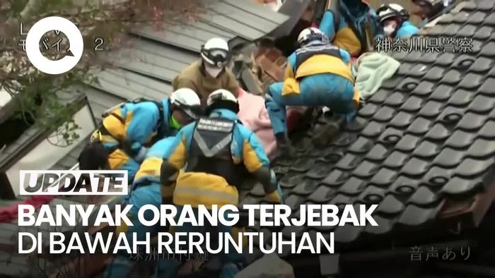 Korban Tewas Gempa Tembus 80 Orang, PM Jepang: Banyak Terjebak Reruntuhan