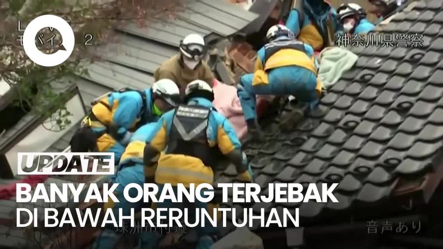 Korban Tewas Gempa Tembus 80 Orang, PM Jepang: Banyak Terjebak Reruntuhan