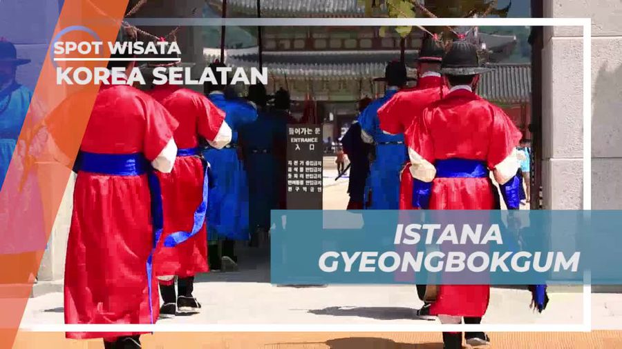 Atraksi Unik Prajurit Kerajaan di Istana Gyeongbokgum Seoul Korea Selatan
