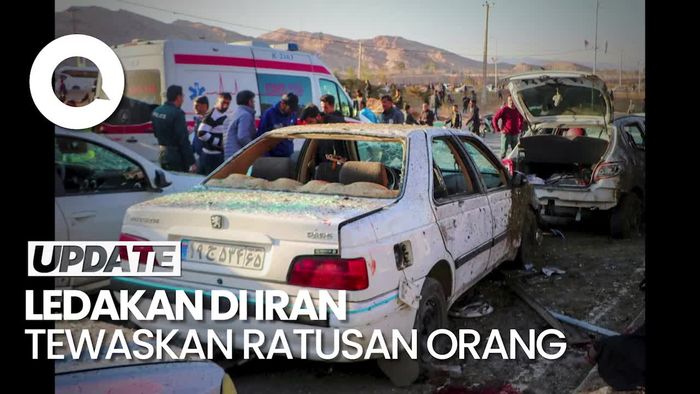 Ledakan Dahsyat saat Peringatan Kematian Jenderal Iran, 103 Orang Tewas