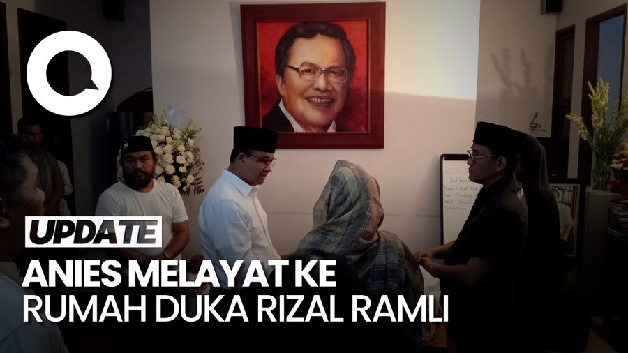 Anies Melayat ke Rumah Duka Rizal Ramli Rabu Tengah Malam