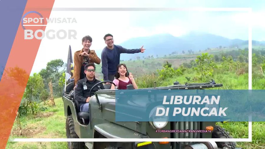 Naik Mobil Offroad Menaiki Bukit Menuju Ranggon Hills Bogor
