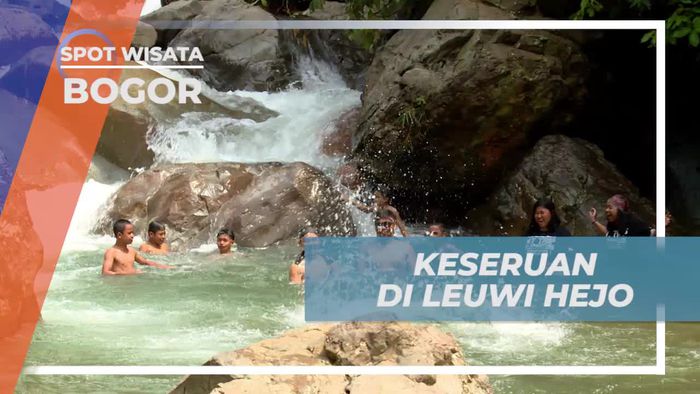 Bermain dan Berenang Seru di Air Terjun Leuwi Hejo Bogor