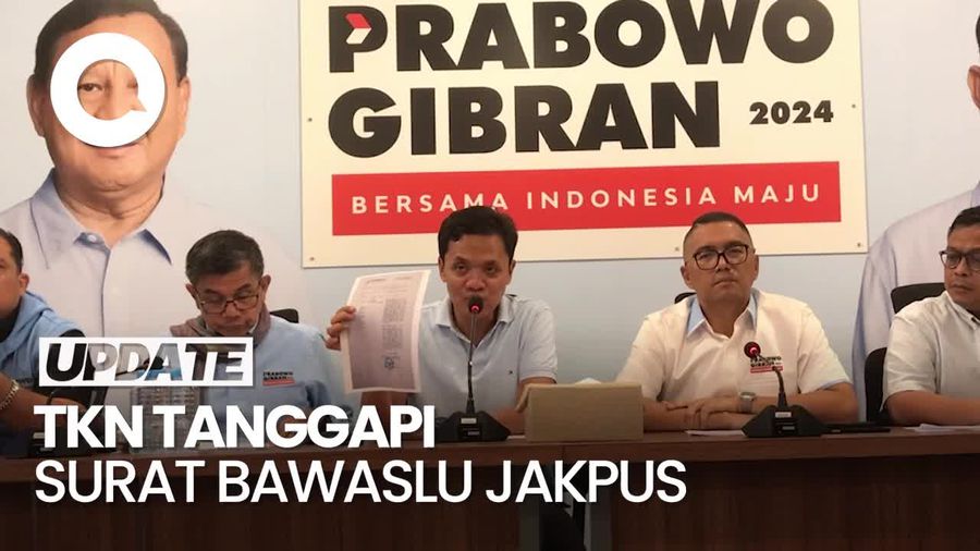 TKN Sebut Gibran Tak Melanggar, Surat Bawaslu Jakpus Dibilang Cuma Rekomendasi
