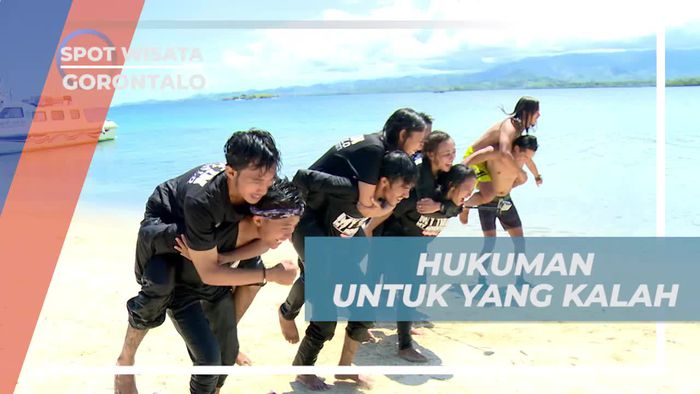 Menggendong Tim Pemenang, Hukuman Bagi yang Kalah Lomba Estafet Renang, Gorontalo