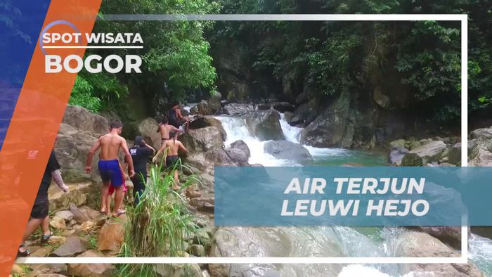 Menyusuri Air Terjun Leuwi Hejo Dengan Panduan Seutas Tali, Bogor