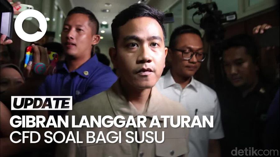 Bawaslu Jakpus Putuskan Gibran Langgar Pergub DKI soal Bagi Susu di CFD