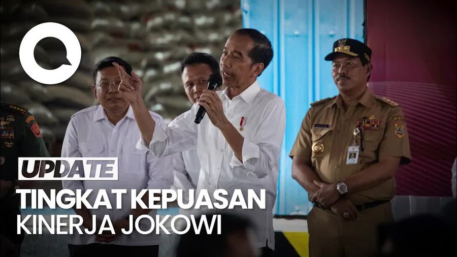 Survei Politika: Tingkat Kepuasan Kinerja Jokowi 61,7%