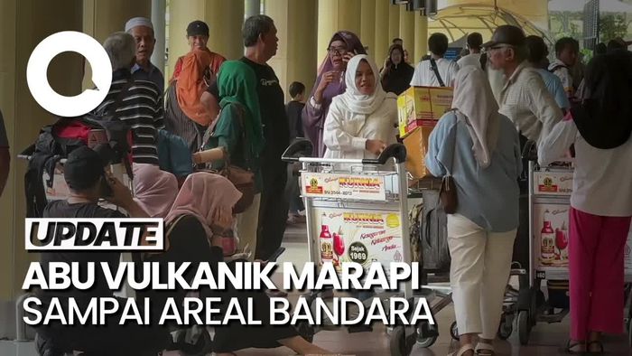 Bandara Minangkabau Ditutup Buntut Gunung Marapi Erupsi