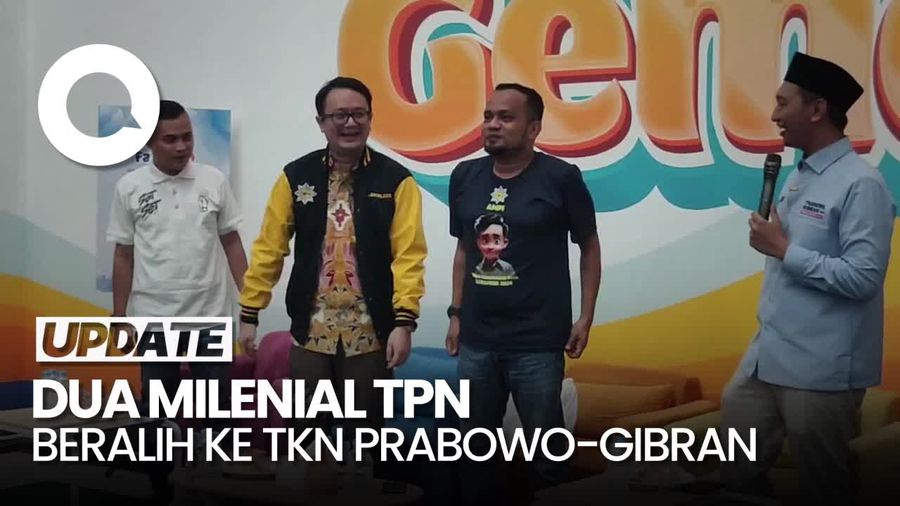 2 Milenial TPN Ganjar-Mahfud Beralih Dukung Prabowo-Gibran