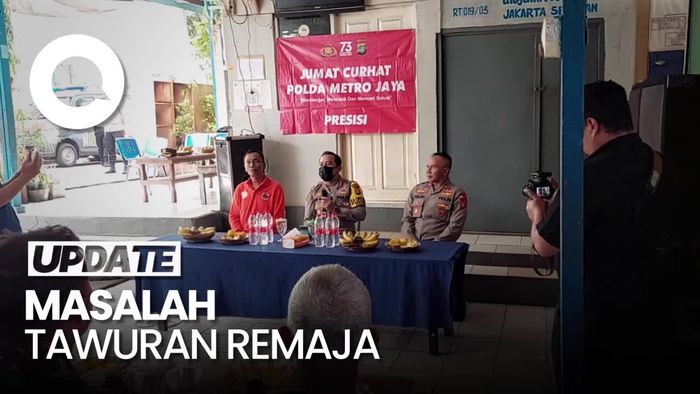 Warga Pesanggrahan Curhat soal Tawuran Remaja di Jumat Curhat
