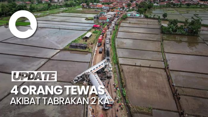 Korban Tewas Kecelakaan KA Turangga dan KA Lokal Jadi 4 Orang