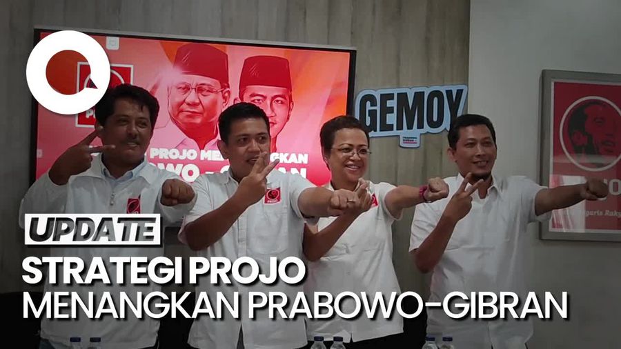Projo Bentuk 50.000 Posko Demi Menangkan Prabowo-Gibran 1 Putaran