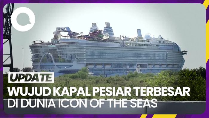 Kapal Pesiar Terbesar di Dunia Icon of the Seas Berlabuh di Puerto Riko