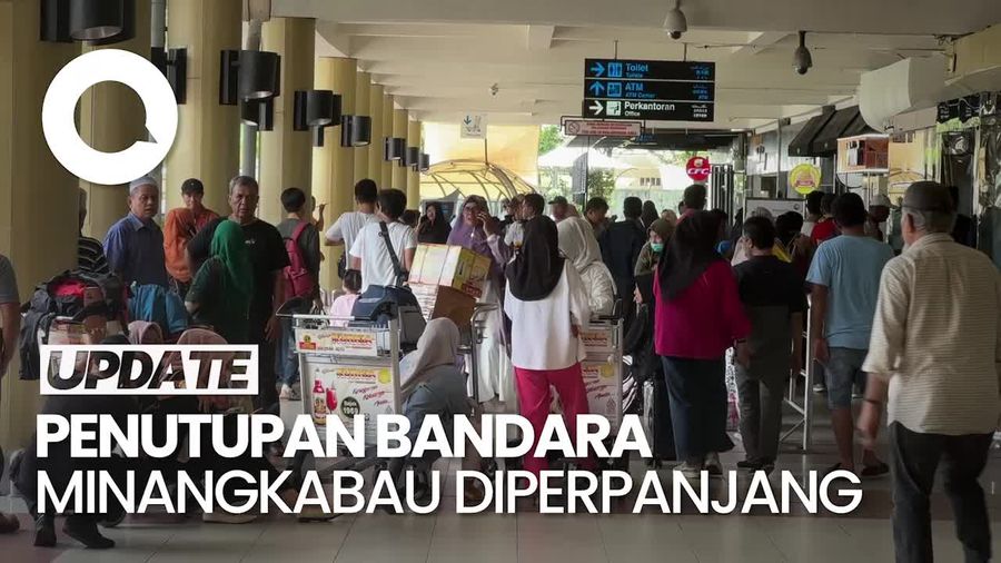 Bandara Minangkabau Ditutup, 29 Penerbangan Terganggu