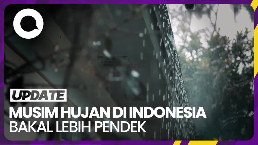 BRIN Sebut Musim Hujan Jadi Lebih Pendek karena El Nino
