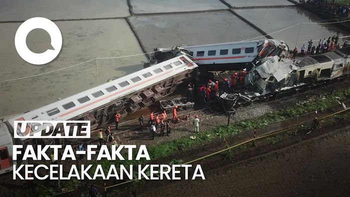 Sederet Fakta Tabrakan KA Turangga vs KA Bandung Raya