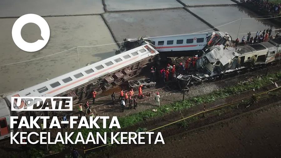 Sederet Fakta Tabrakan KA Turangga vs KA Bandung Raya