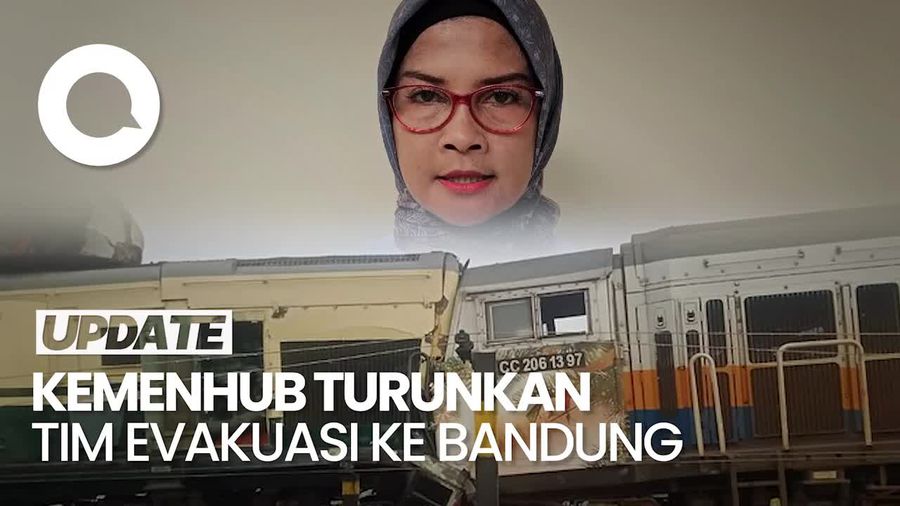 Kemenhub Terjunkan Tim Evakuasi Terkait Kecelakaan Kereta di Cicalengka