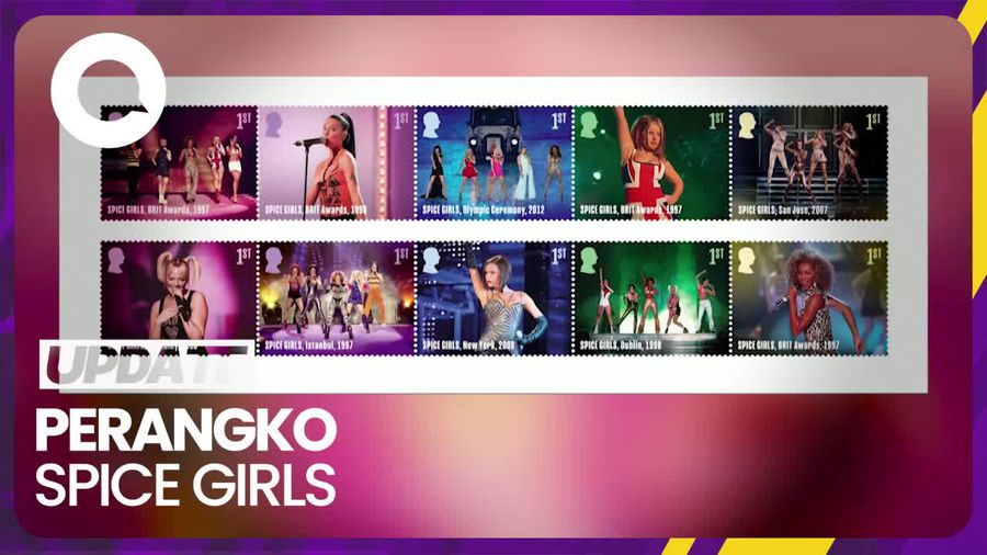  Royal Mail Inggris Luncurkan Perangko Spice Girls