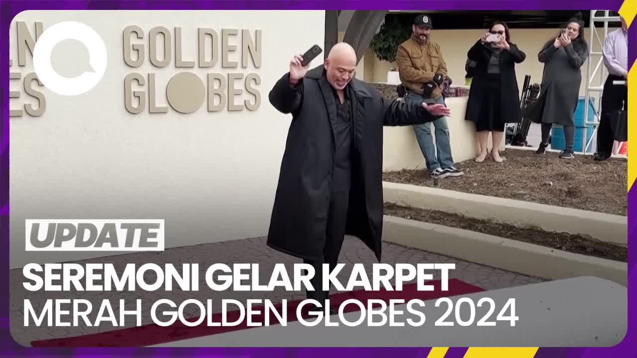 Momen Jo Koy Gelar Karpet Merah Golden Globes 2024