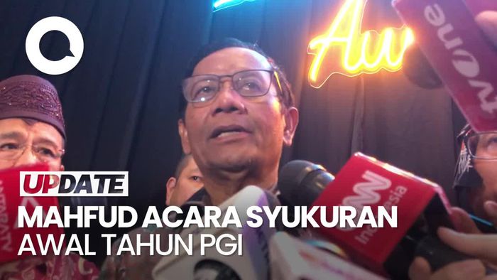 Mahfud Hadiri Acara Syukuran di PGI: Persatuan Bangsa Makin Berkualitas