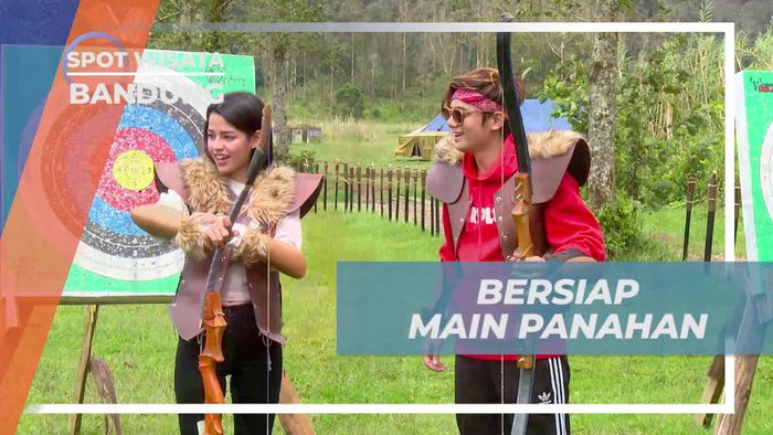 Bersiap Bermain Panahan, Uji Akurasi di Kawasan Wisata Bandung