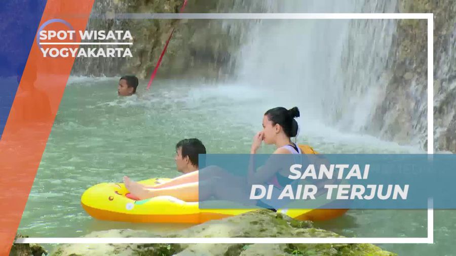 Air Terjun Randusari Bantul, Bersantai Asik Dengan Floaties, Yogyakarta
